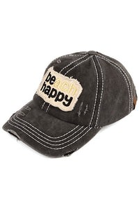 CC BEACH HAPPY PONYTAIL CAP BLACK Final Sale