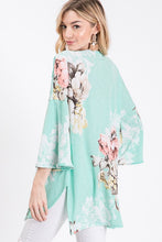 Load image into Gallery viewer, Layla Floral Cardi Mint Final Sale