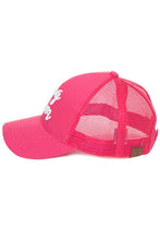Load image into Gallery viewer, CC D.O.G  M.O.M Ponytail Hat Pink