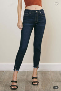 "Shanna"  KanCan Split Hem High Rise Jeans