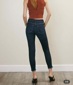 "Shanna"  KanCan Split Hem High Rise Jeans