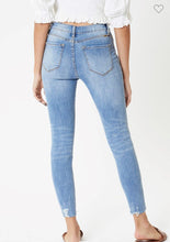 Load image into Gallery viewer, &quot;Wild Style&quot; KanCan Distressed Skinny Jeans W/Leopard Patch Detail