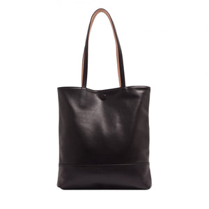 "Amia" Black/Pink 2 in 1 Reversible Tote