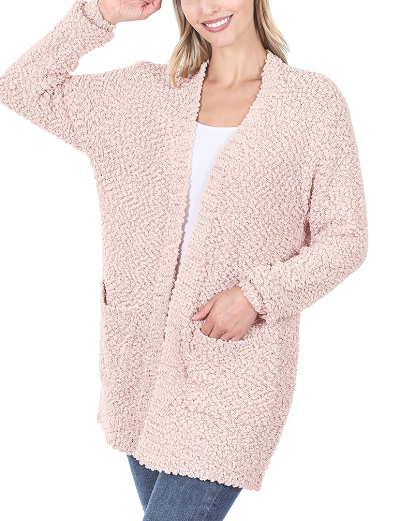 Blush shop popcorn cardigan