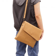 Load image into Gallery viewer, &quot;Luna&quot; Vegan Leather Crossbody Sand