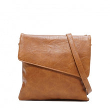 Load image into Gallery viewer, &quot;LUNA&quot; VEGAN LEATHER CROSSBODY CAMEL BROWN