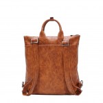 Load image into Gallery viewer, Elena Vegan Leather Backpack Stone