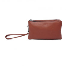 Load image into Gallery viewer, &quot; Lyla&quot; Vegan Leather Crossbody Clutch Rust