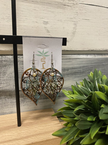 Earrings Layered Leaves ER-207