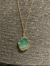 Load image into Gallery viewer, &quot;MALDIVES&quot; CHRYSOPRASE PENDANT NECKLACE