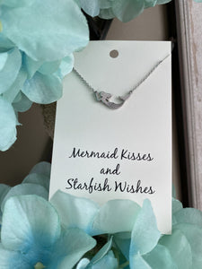Mermaid Kisses Starfish Wishes Necklace #10-11