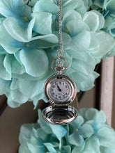 Load image into Gallery viewer, Pocket Watch Necklace Silver / Bird Cage