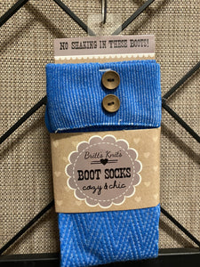 Britt's Knits Boot Socks Button Detail As Shown Final Sale
