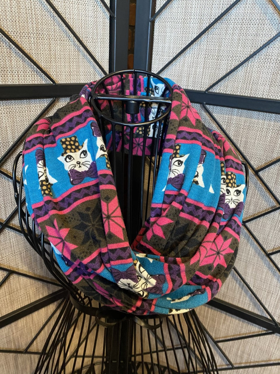 Cat Infinity Scarf  As Shown